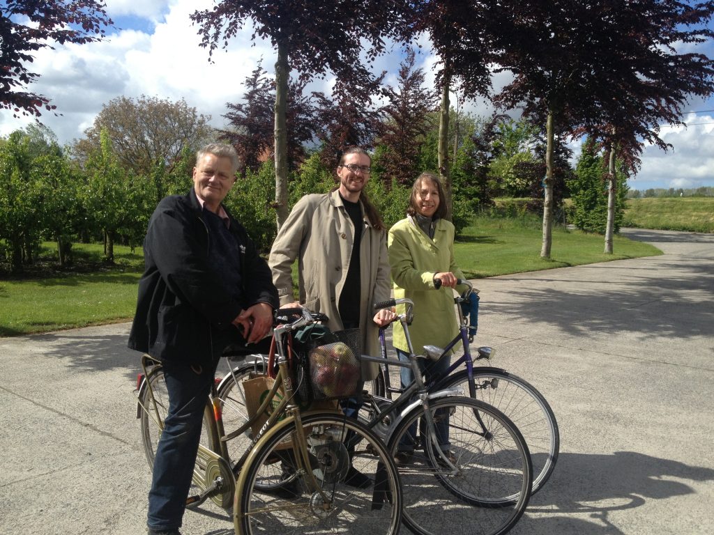 Biking to Apple Orchard