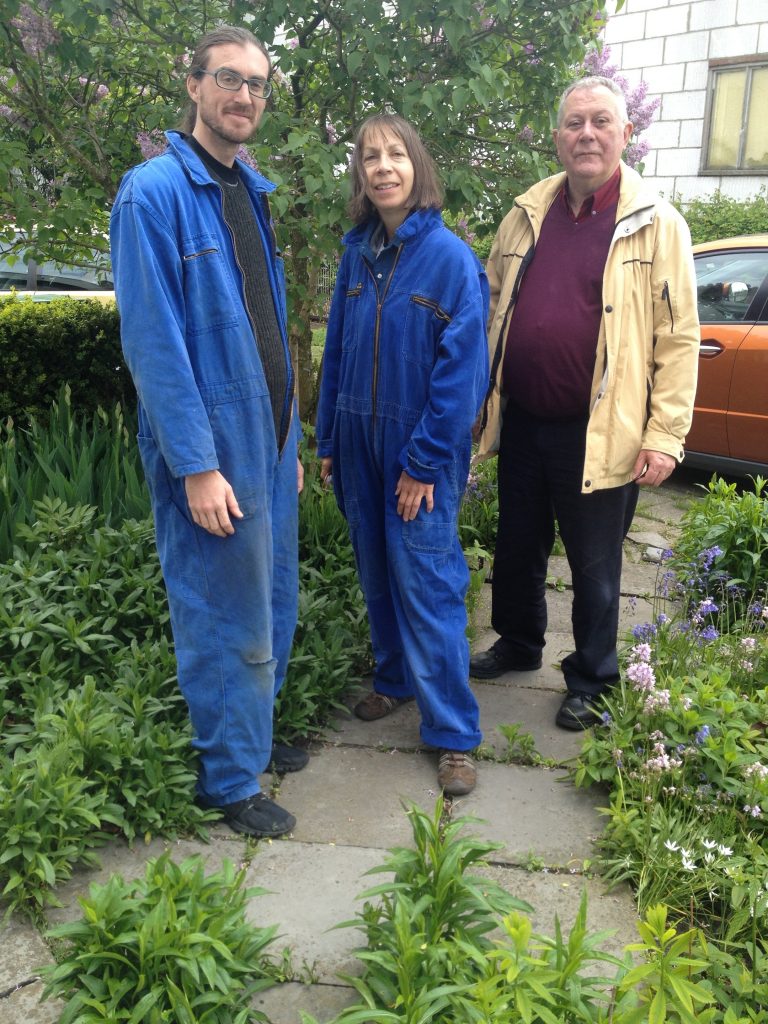 From left: Gahlord Dewald, Julia Ferrari, and Hans von Eijk