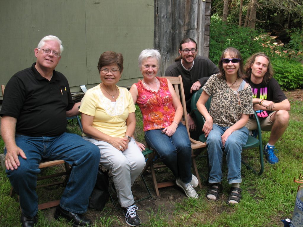 Stan Nelson and Gahlord Dewald visits for the weekend
