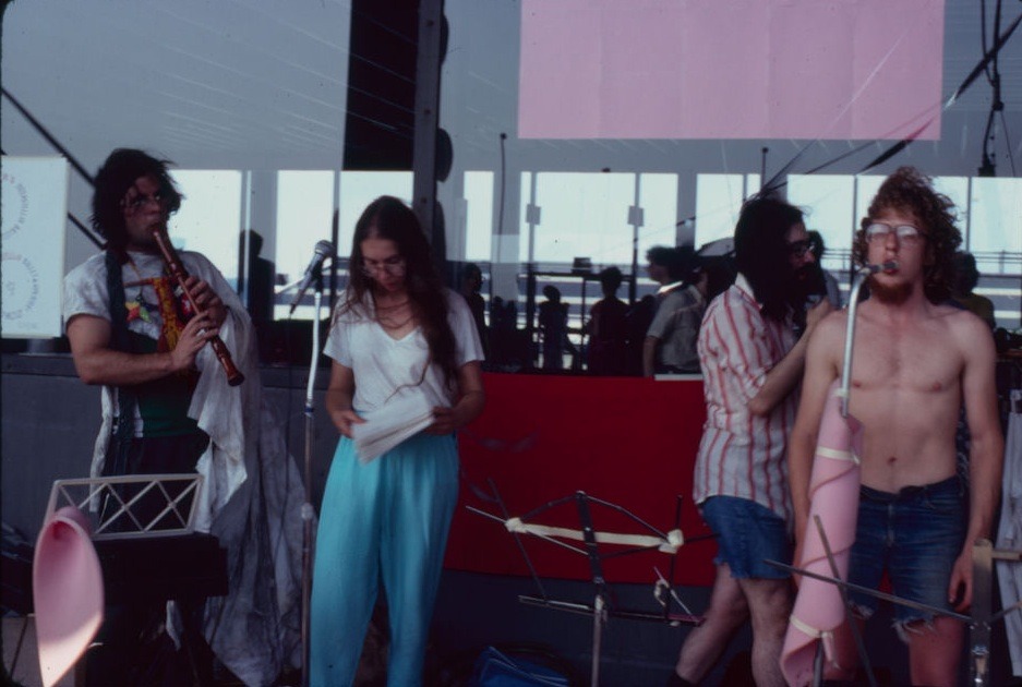 Gnog, Dan Carr, Julia Ferrari, Dave Golub, and Eric Podietz- c. Spring 1979, NYC, 